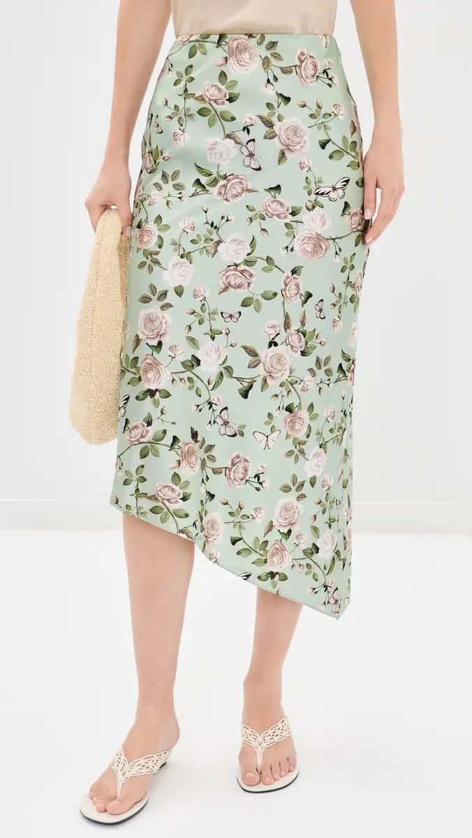 Alice + Olivia Maeve Asymmetrical Slip Skirt | Thumbnail 2 Alice + Olivia Maeve Asymmetrical Slip Skirt | Thumbnail 2