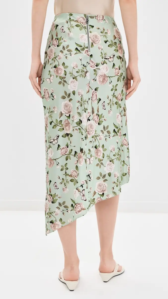 Alice + Olivia Maeve Asymmetrical Slip Skirt | Thumbnail 3 Alice + Olivia Maeve Asymmetrical Slip Skirt | Thumbnail 3