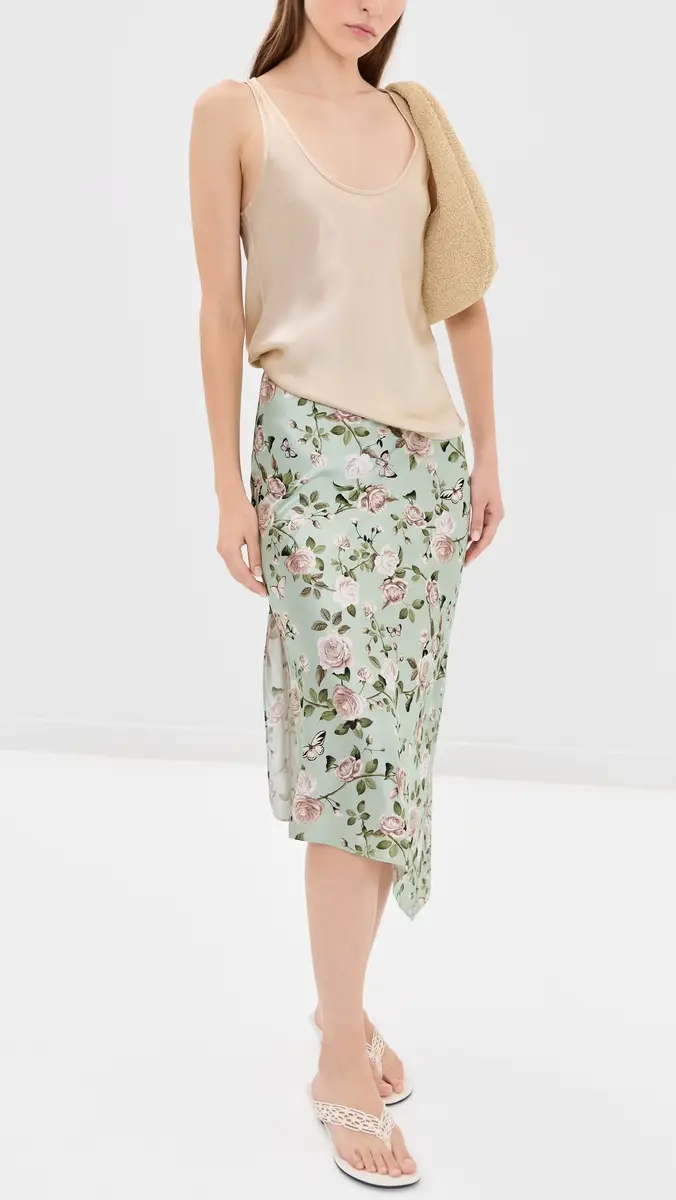 Alice + Olivia Maeve Asymmetrical Slip Skirt | Thumbnail 5 Alice + Olivia Maeve Asymmetrical Slip Skirt | Thumbnail 5