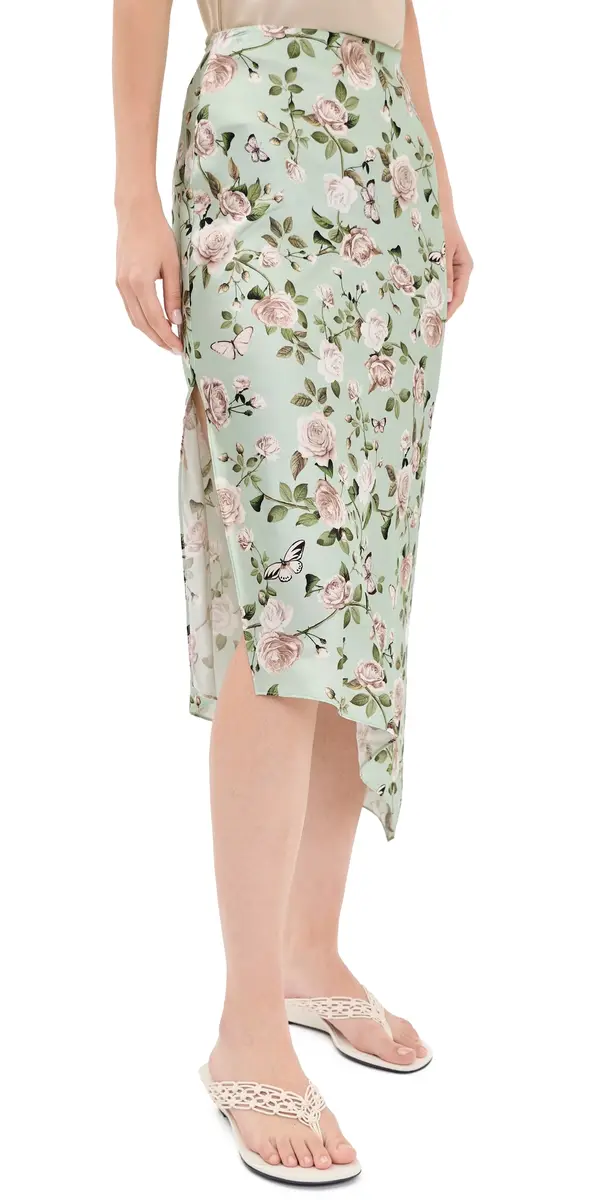 Alice + Olivia Maeve Asymmetrical Slip Skirt | Image 1 Alice + Olivia Maeve Asymmetrical Slip Skirt | Image 1