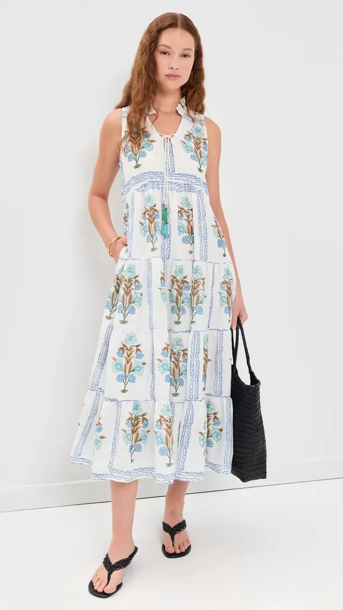 Bell Sofia Cotton Midi Dress | Thumbnail 5 Bell Sofia Cotton Midi Dress | Thumbnail 5