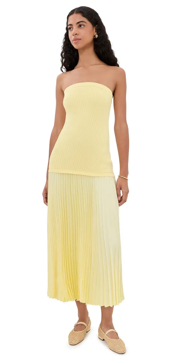 ASTR The Label Selune Dress Yellow | Image 1 ASTR The Label Selune Dress Yellow | Image 1