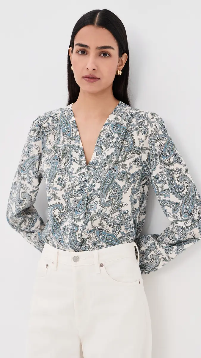 Veronica Beard Farah Blouse | Thumbnail 2 Veronica Beard Farah Blouse | Thumbnail 2