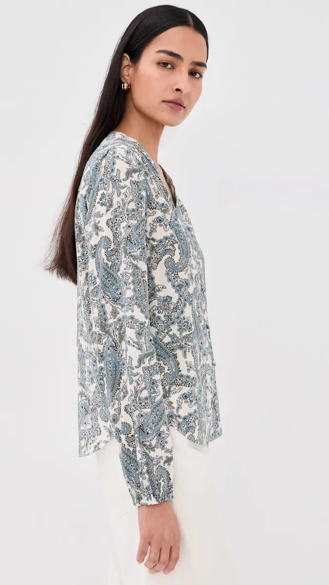 Veronica Beard Farah Blouse | Thumbnail 4 Veronica Beard Farah Blouse | Thumbnail 4