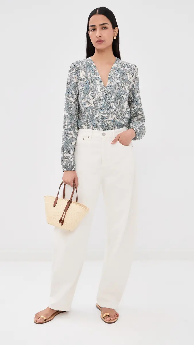 Veronica Beard Farah Blouse | Thumbnail 5 Veronica Beard Farah Blouse | Thumbnail 5