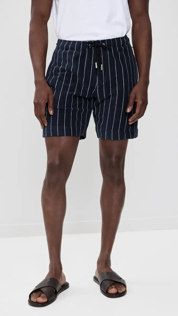 Orlebar Brown Trevone Stripe Towelling Shorts 8 | Thumbnail 2 Orlebar Brown Trevone Stripe Towelling Shorts 8 | Thumbnail 2