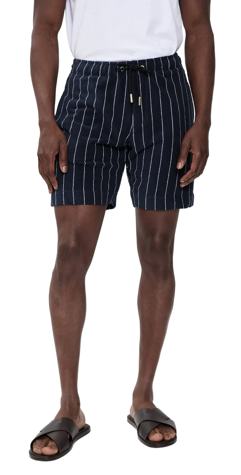 Orlebar Brown Trevone Stripe Towelling Shorts 8