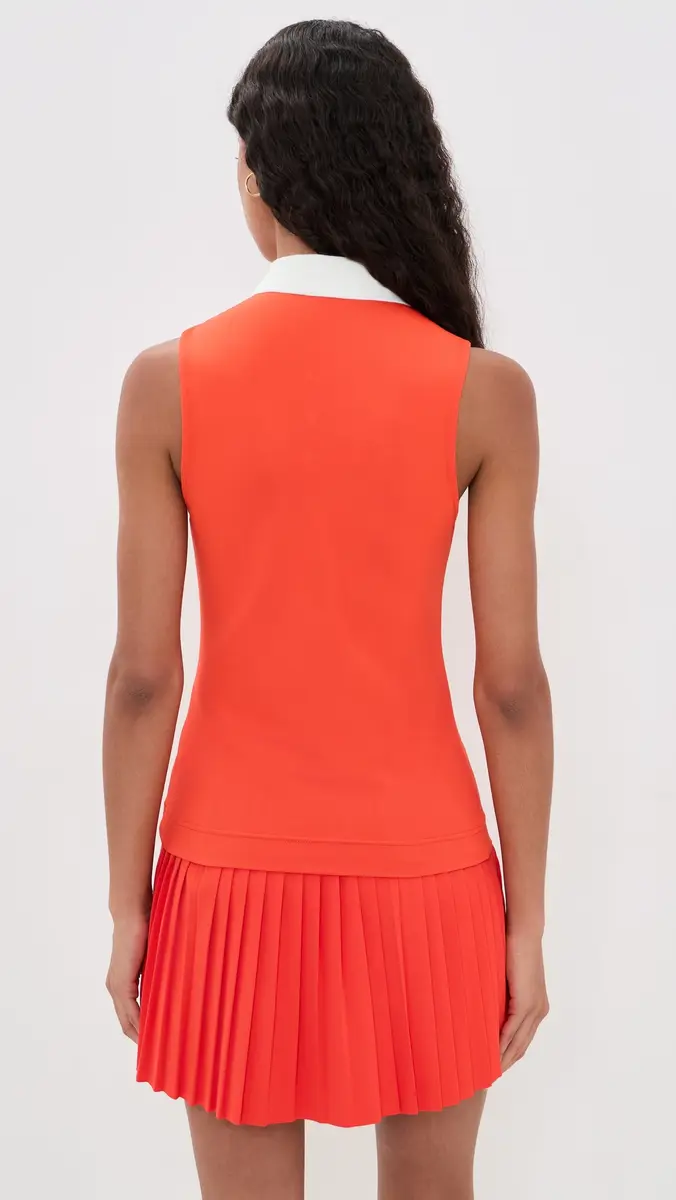 Malbon Claudia Sleeveless Polo | Thumbnail 3 Malbon Claudia Sleeveless Polo | Thumbnail 3