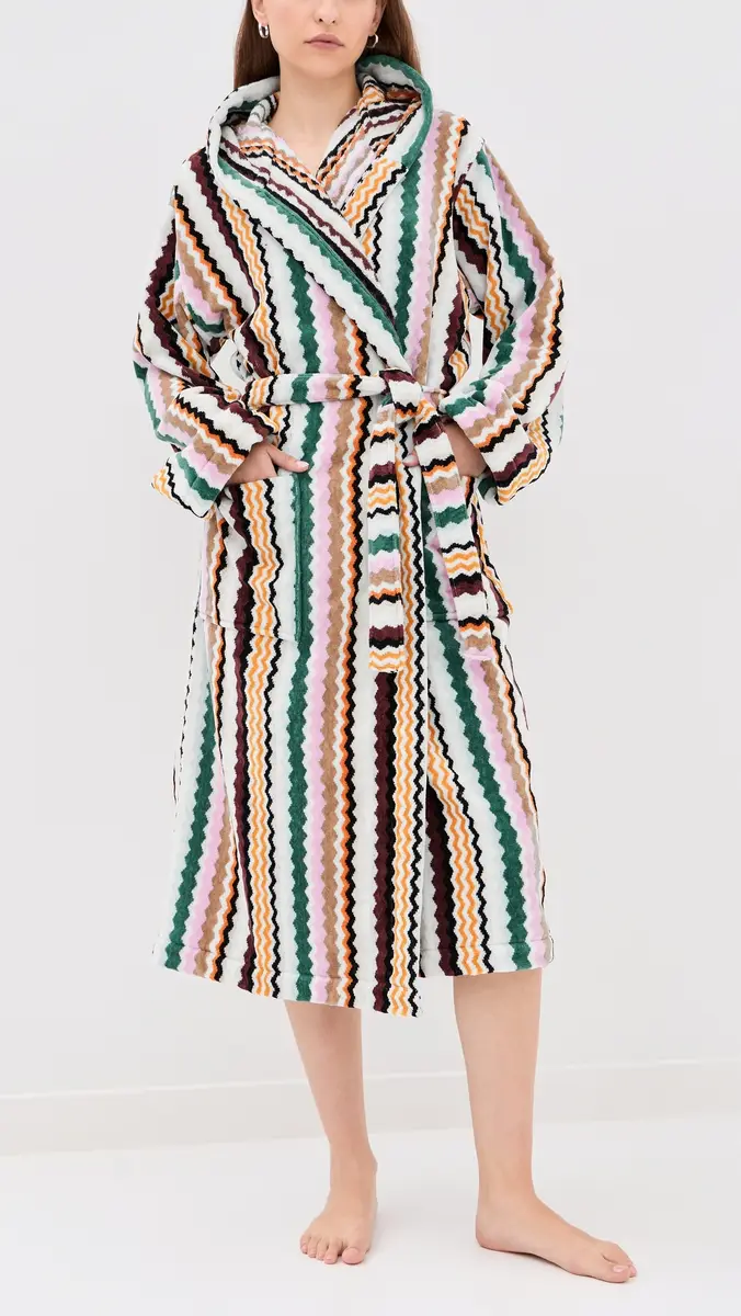 Missoni Aura Hooded Bathrobe ulticolor | Thumbnail 5