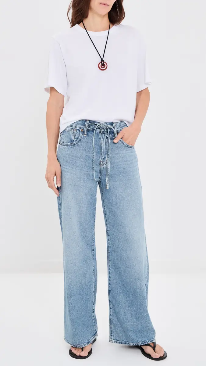 Madewell The Petite Ultimate Wide Leg Jeans in Airy Raebrook Raebrook Wash | Thumbnail 5 Madewell The Petite Ultimate Wide Leg Jeans in Airy Raebrook Raebrook Wash | Thumbnail 5