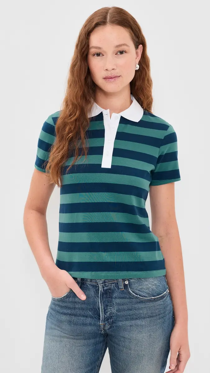 GOOD AMERICAN The Easy Polo | Thumbnail 2