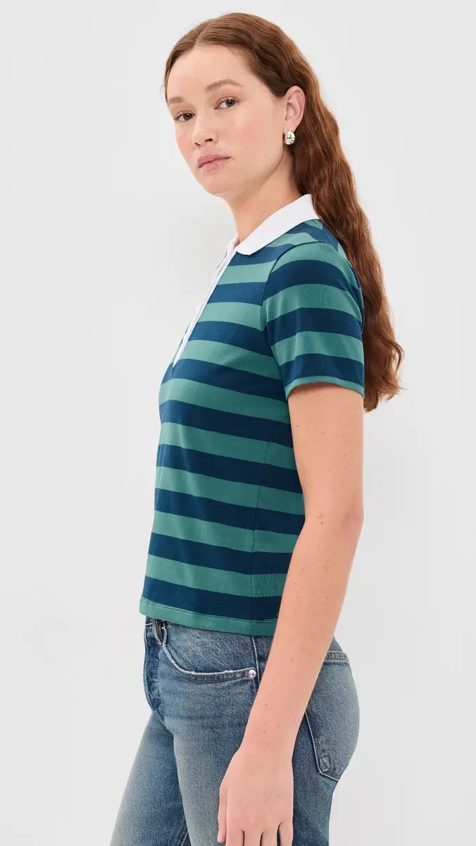 GOOD AMERICAN The Easy Polo | Thumbnail 4