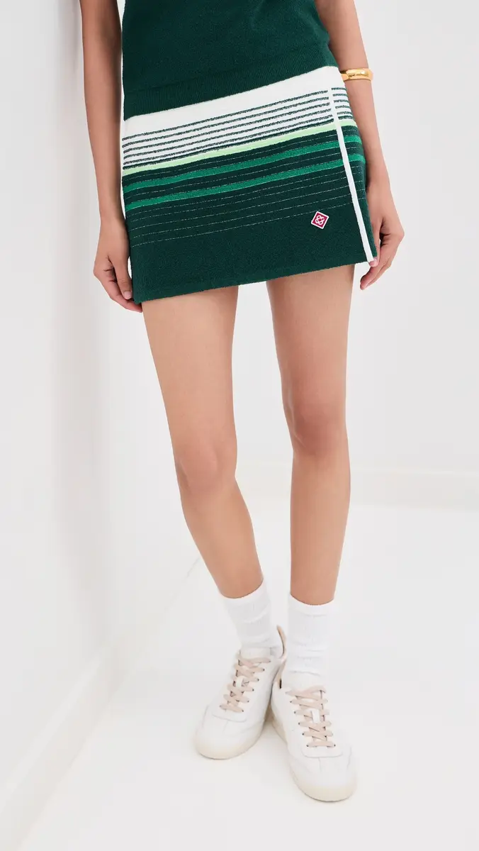 Casablanca Boucle Stripe Mini Skirt | Thumbnail 3