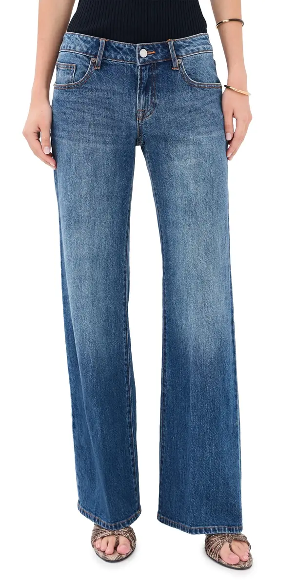 GOOD AMERICAN Vintage Low Loose Jeans Indigo 91 | Image 1 GOOD AMERICAN Vintage Low Loose Jeans Indigo 91 | Image 1