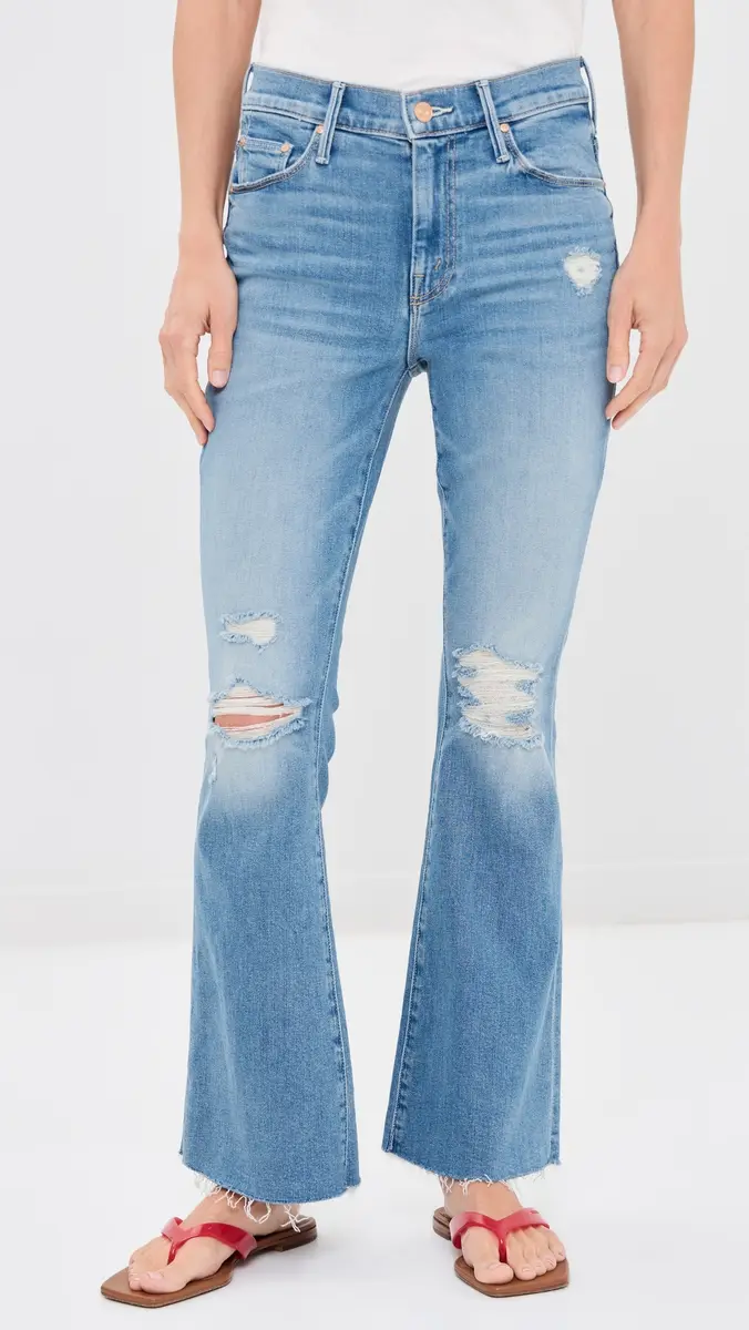 Mother Petite Lil Weekender Fray Jeans | Thumbnail 2