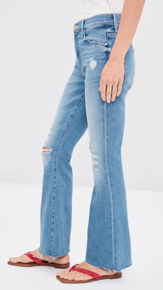 Mother Petite Lil Weekender Fray Jeans | Thumbnail 4