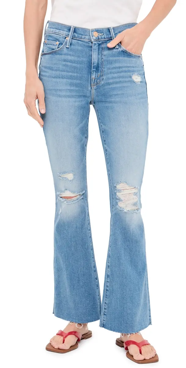 Mother Petite Lil Weekender Fray Jeans Chaos Is Calling | Image 1 Mother Petite Lil Weekender Fray Jeans Chaos Is Calling | Image 1
