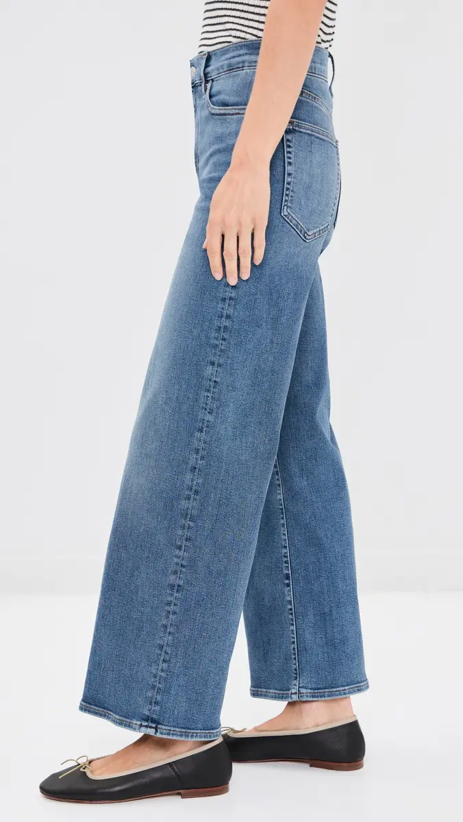 Frame Petite Pixie Le Slim Palazzo Jeans | Thumbnail 4 Frame Petite Pixie Le Slim Palazzo Jeans | Thumbnail 4