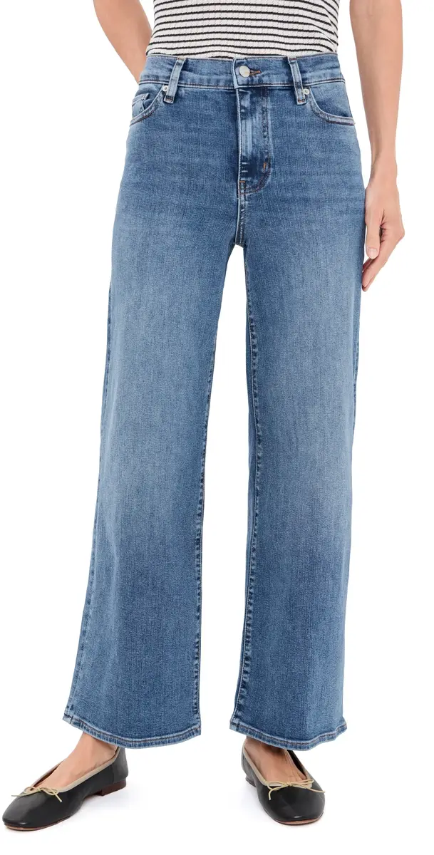 Frame Petite Pixie Le Slim Palazzo Jeans Gossamer | Image 1 Frame Petite Pixie Le Slim Palazzo Jeans Gossamer | Image 1