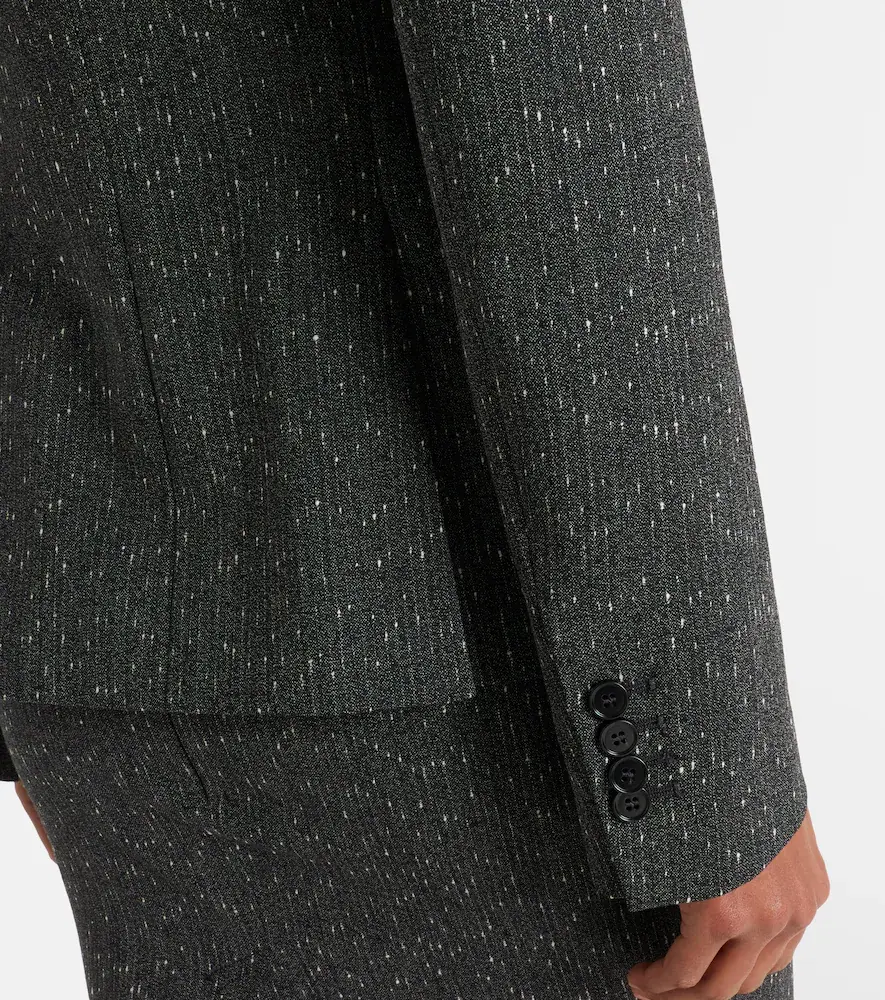 Alexander McQueen Pinstripe wool blazer | Thumbnail 4 Alexander McQueen Pinstripe wool blazer | Thumbnail 4