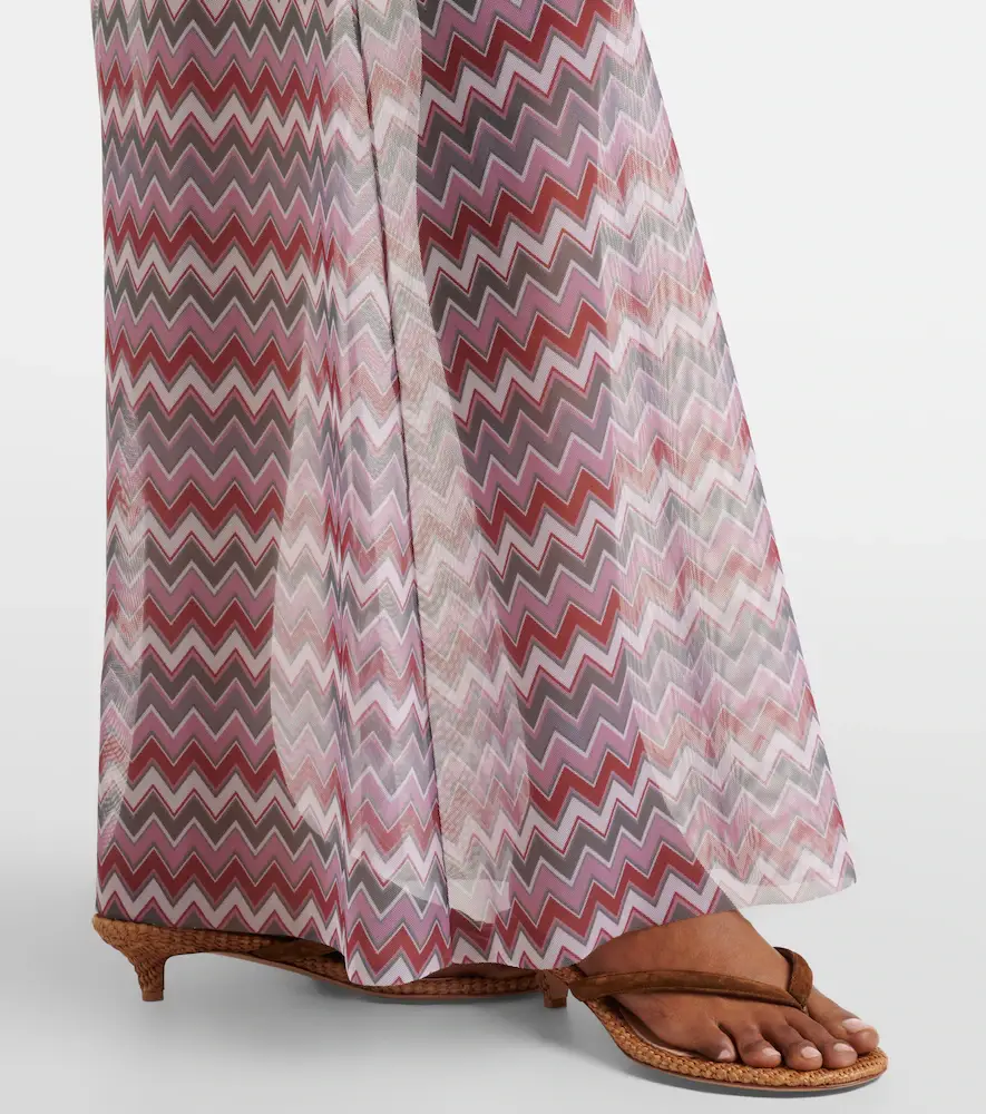 Bananhot Solay chevron maxi skirt | Thumbnail 3
