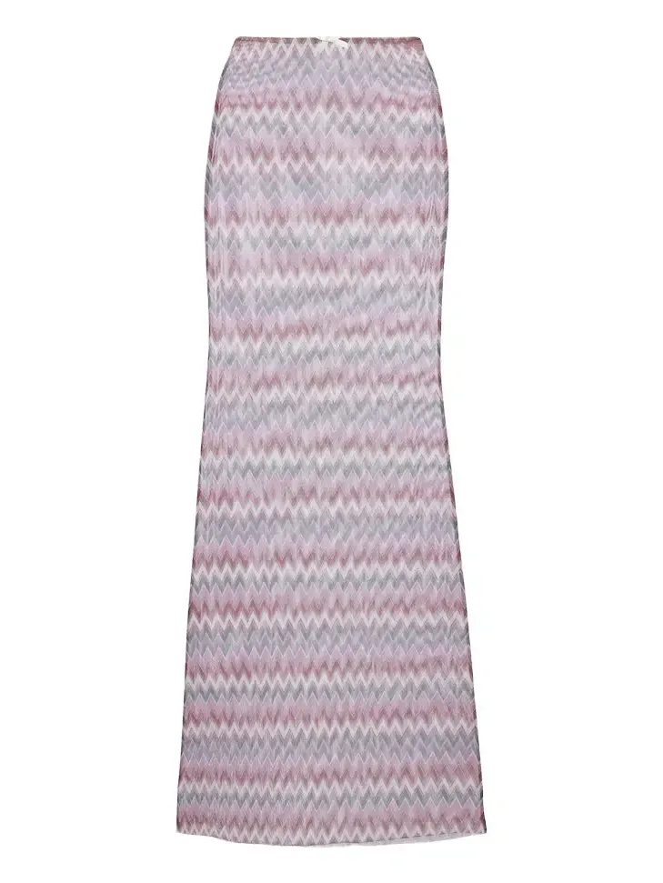 Solay chevron maxi skirt