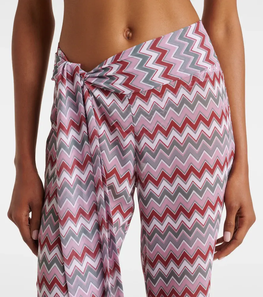 Bananhot Bowie chevron flared pants | Thumbnail 5
