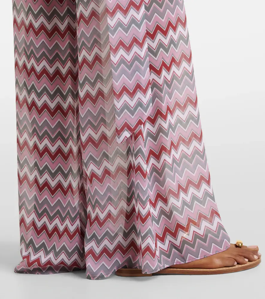 Bananhot Bowie chevron flared pants | Thumbnail 7