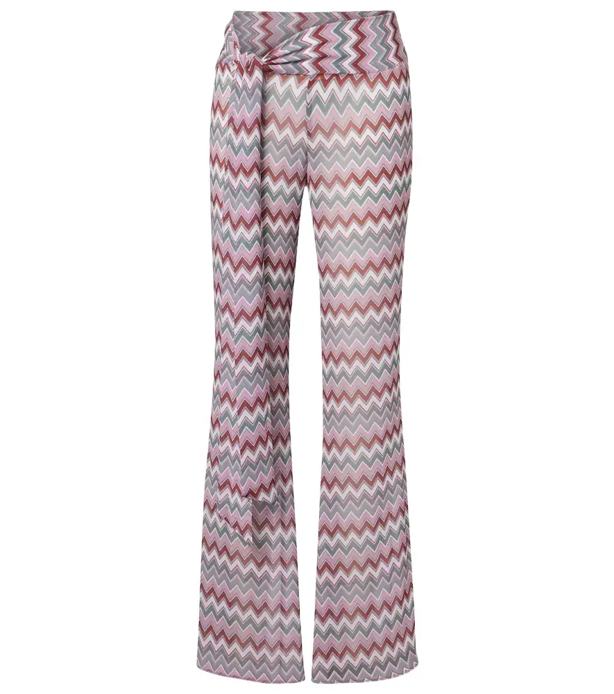 Bananhot Bowie chevron flared pants | Image 1 Bananhot Bowie chevron flared pants | Image 1