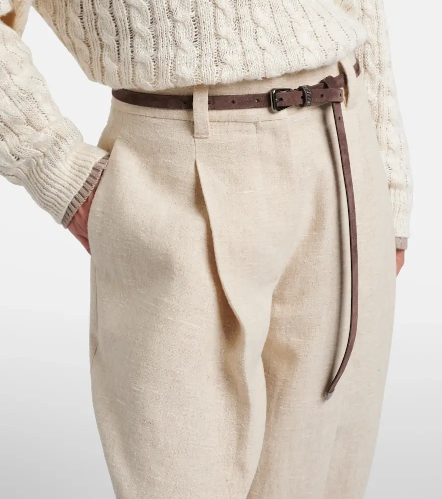 Brunello Cucinelli Monili suede belt | Thumbnail 3