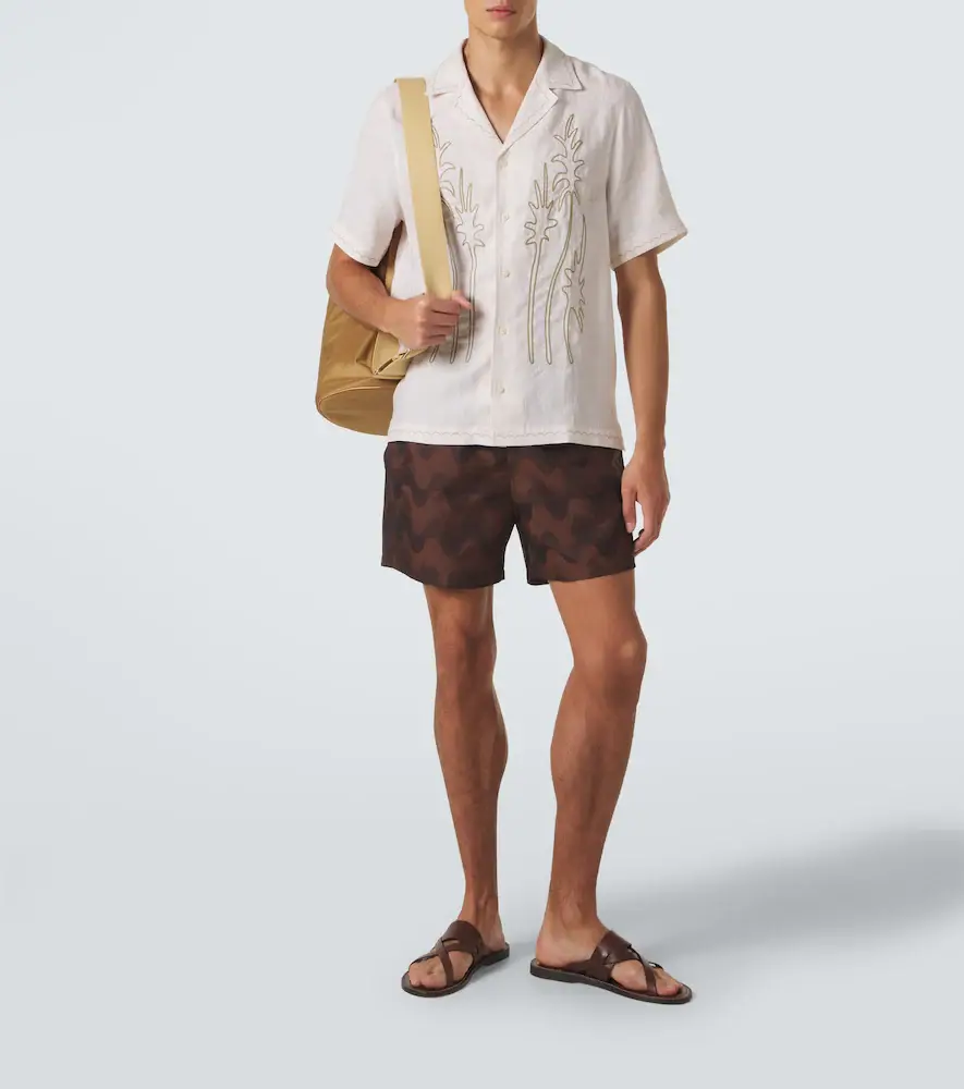 Frescobol Carioca Alvs linen embroidered shirt | Thumbnail 5 Frescobol Carioca Alvs linen embroidered shirt | Thumbnail 5