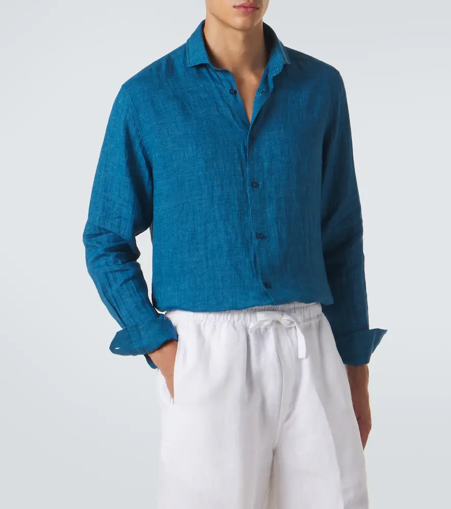 Frescobol Carioca Antonio linen shirt | Thumbnail 4 Frescobol Carioca Antonio linen shirt | Thumbnail 4
