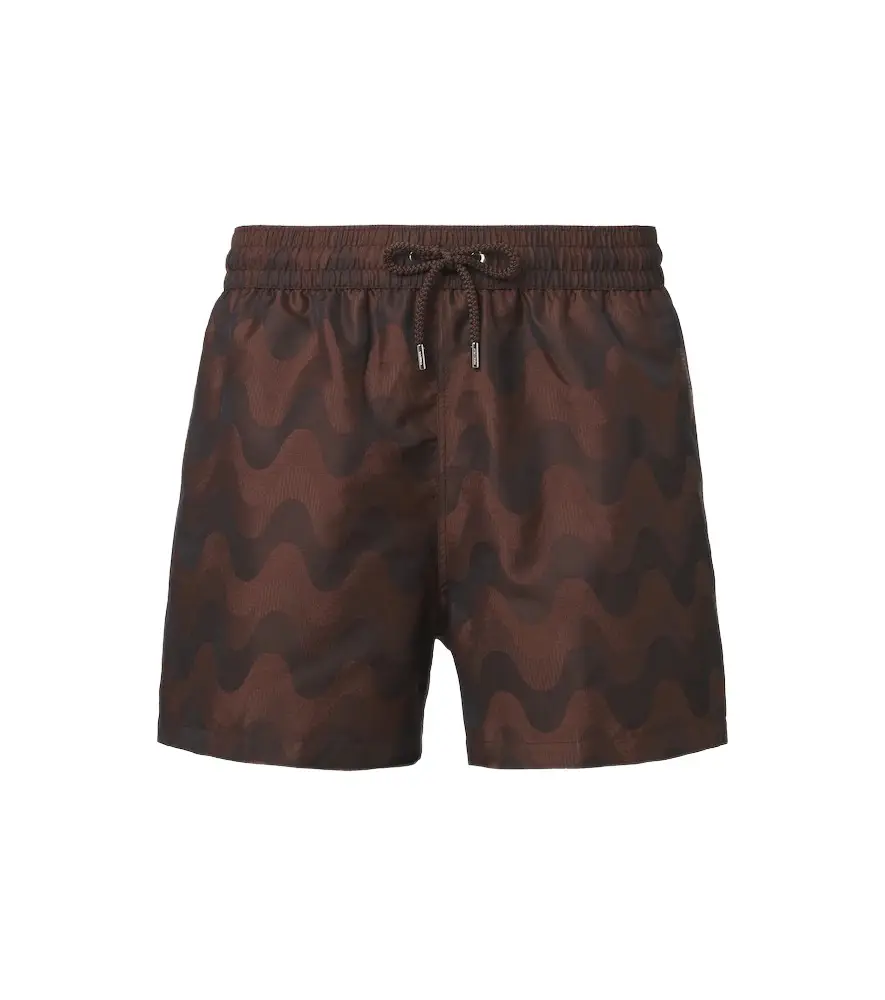 Frescobol Carioca Rio printed jacquard swim trunks | Image 1 Frescobol Carioca Rio printed jacquard swim trunks | Image 1