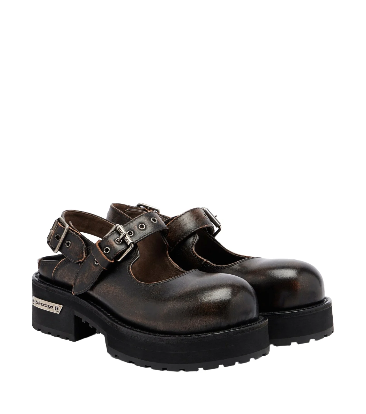 Venom leather Mary Jane flats Venom leather Mary Jane flats