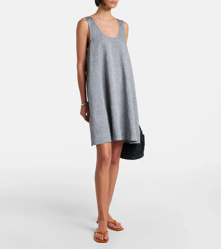 ASCENO Sicily linen minidress | Thumbnail 2