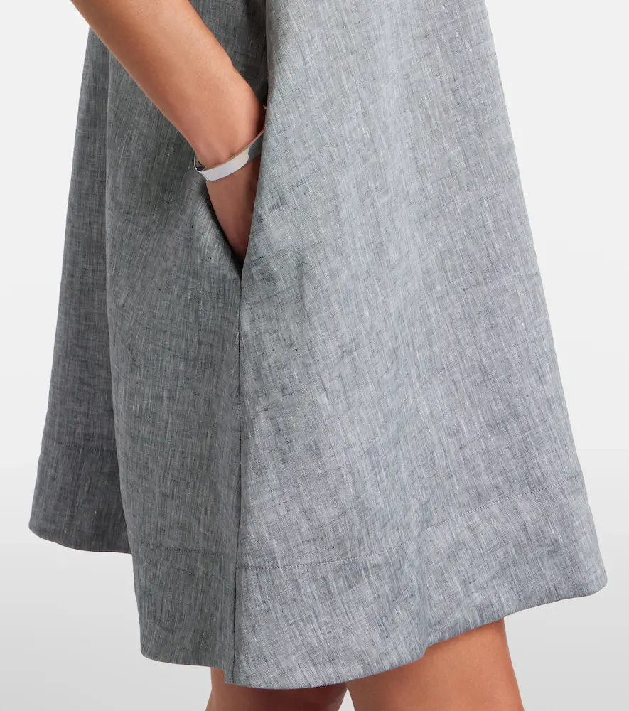 ASCENO Sicily linen minidress | Thumbnail 3