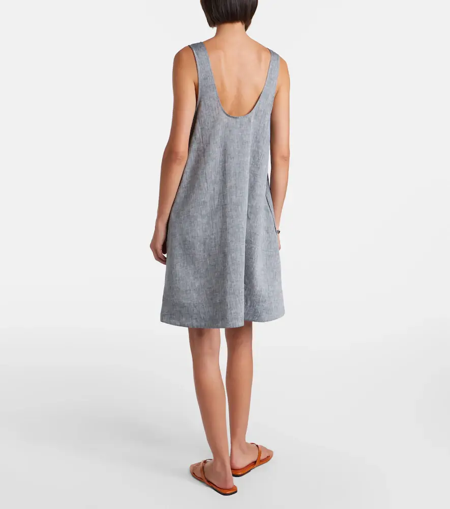 ASCENO Sicily linen minidress | Thumbnail 5