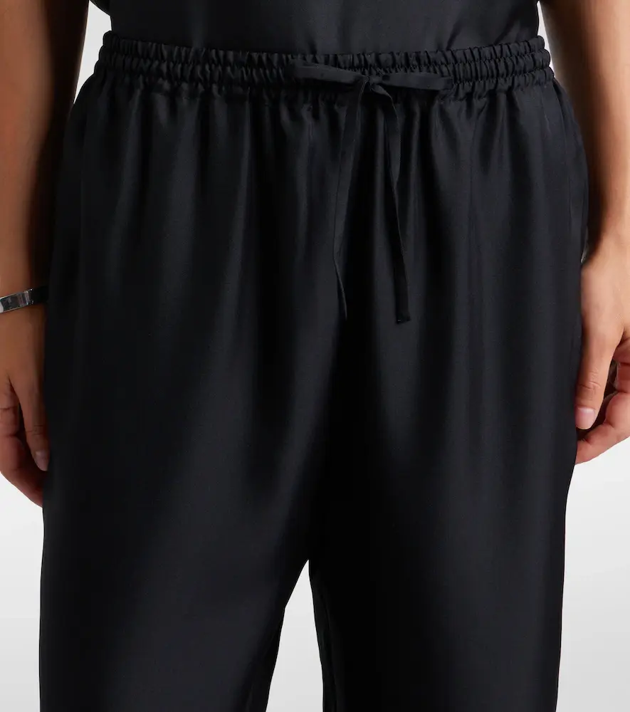 ASCENO Aurelia silk wide-leg pants | Thumbnail 2 ASCENO Aurelia silk wide-leg pants | Thumbnail 2