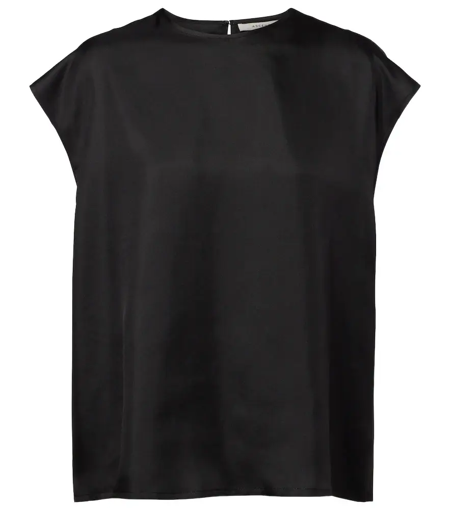 ASCENO Dasha silk twill top | Image 1 ASCENO Dasha silk twill top | Image 1