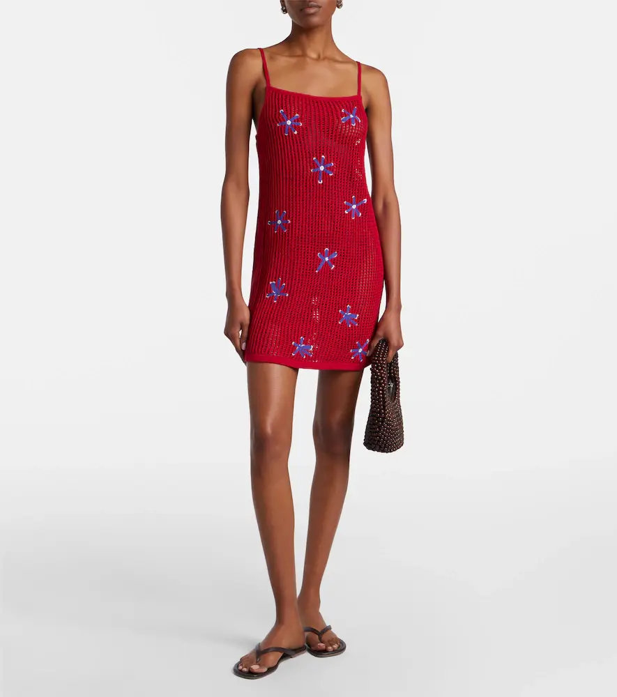 Staud Rio crochet cotton beach dress | Thumbnail 5 Staud Rio crochet cotton beach dress | Thumbnail 5