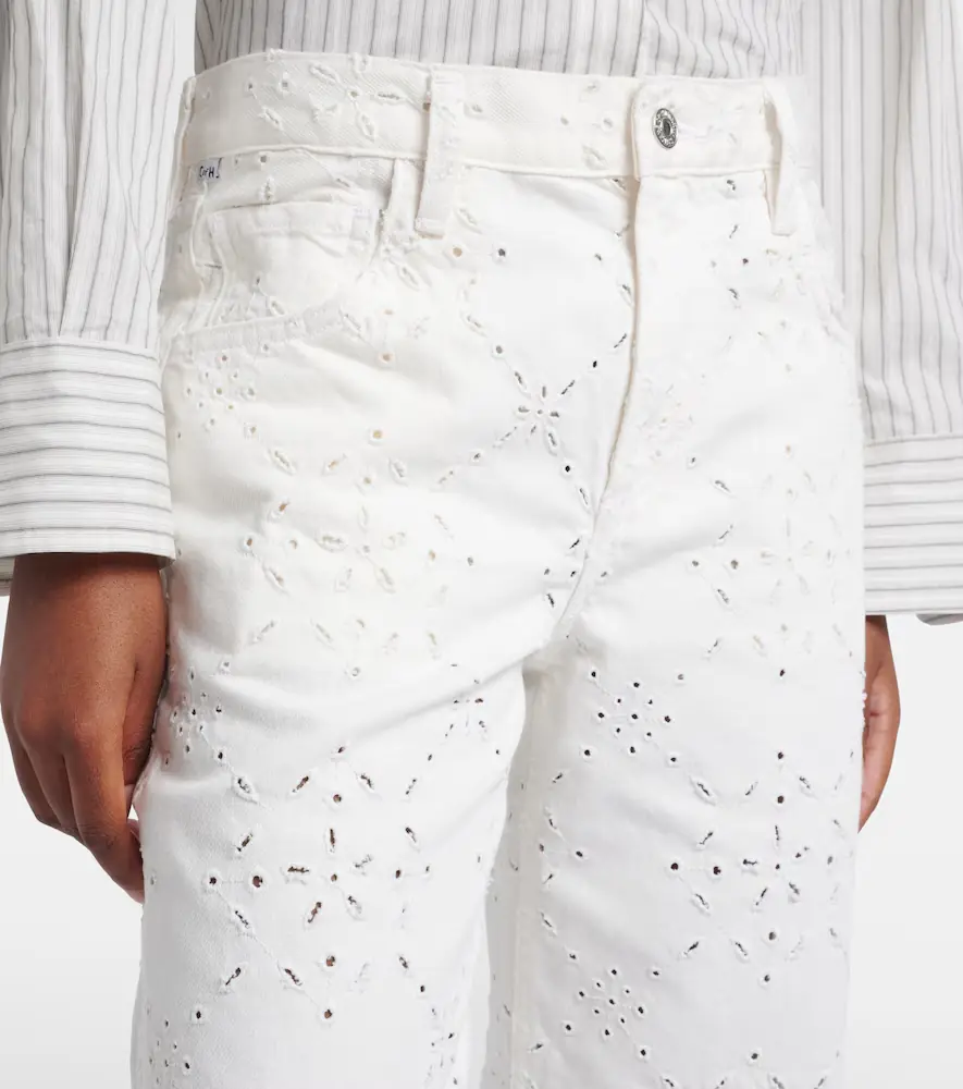 Citizens of Humanity Lindz broderie anglaise straight jeans | Thumbnail 2