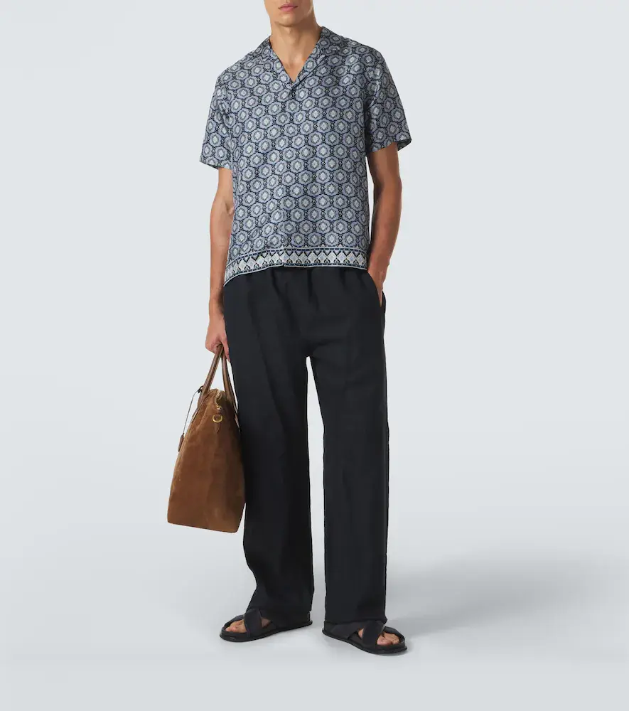 Orlebar Brown Maitan printed silk shirt | Thumbnail 4 Orlebar Brown Maitan printed silk shirt | Thumbnail 4