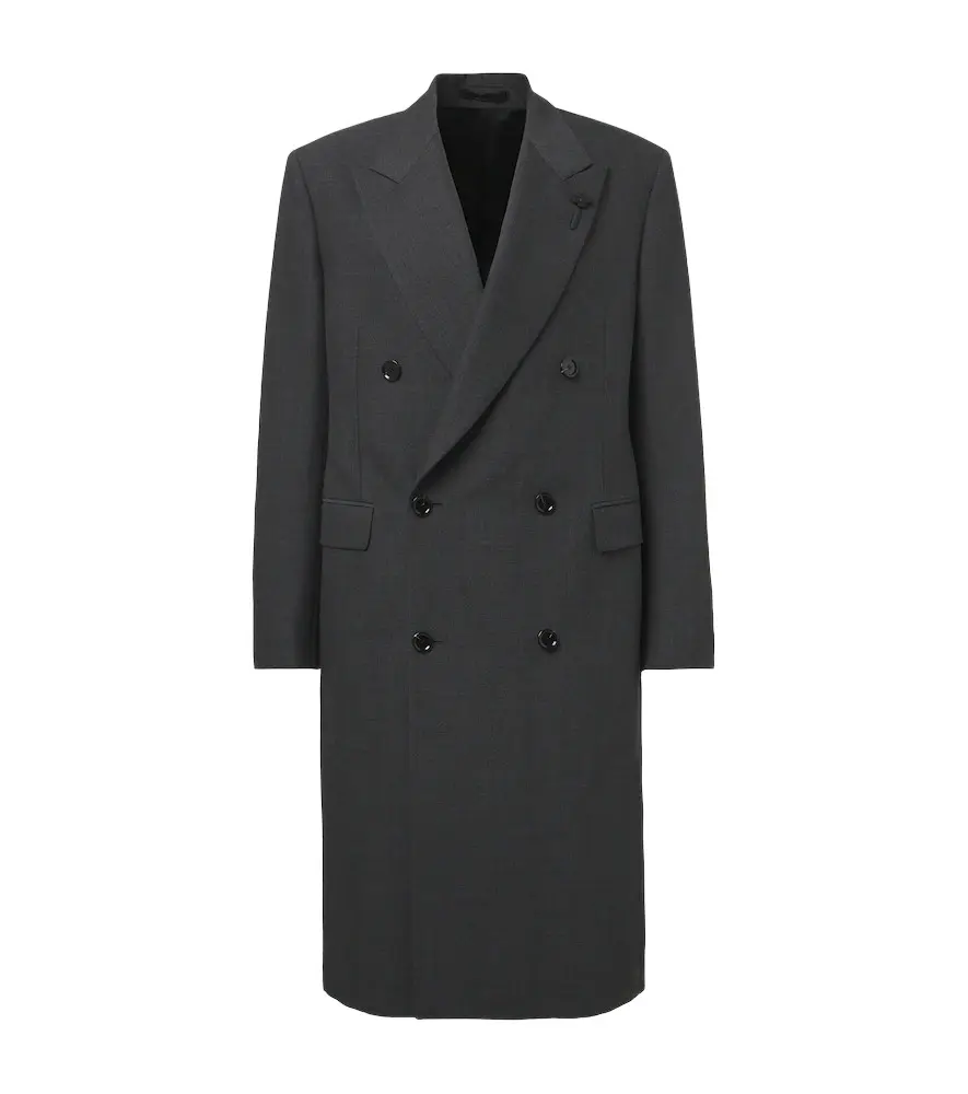 Lardini Double-breasted wool-blend coat | Image 1 Lardini Double-breasted wool-blend coat | Image 1