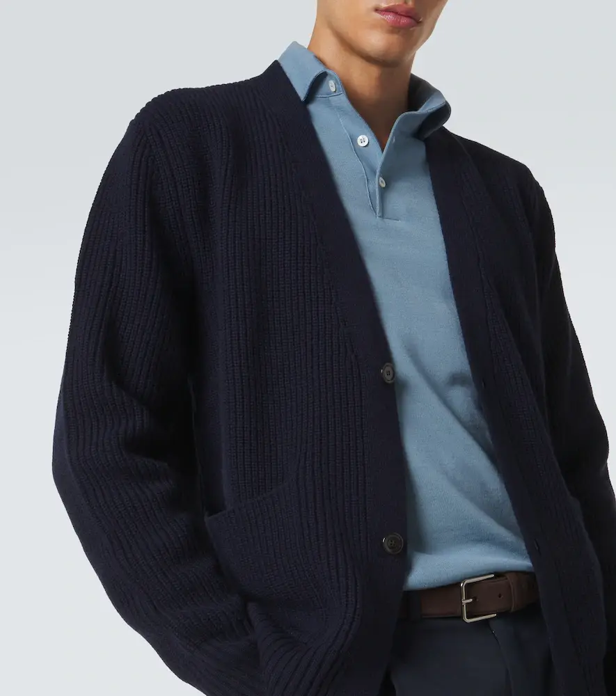 Lardini Wool and cashmere cardigan | Thumbnail 3 Lardini Wool and cashmere cardigan | Thumbnail 3