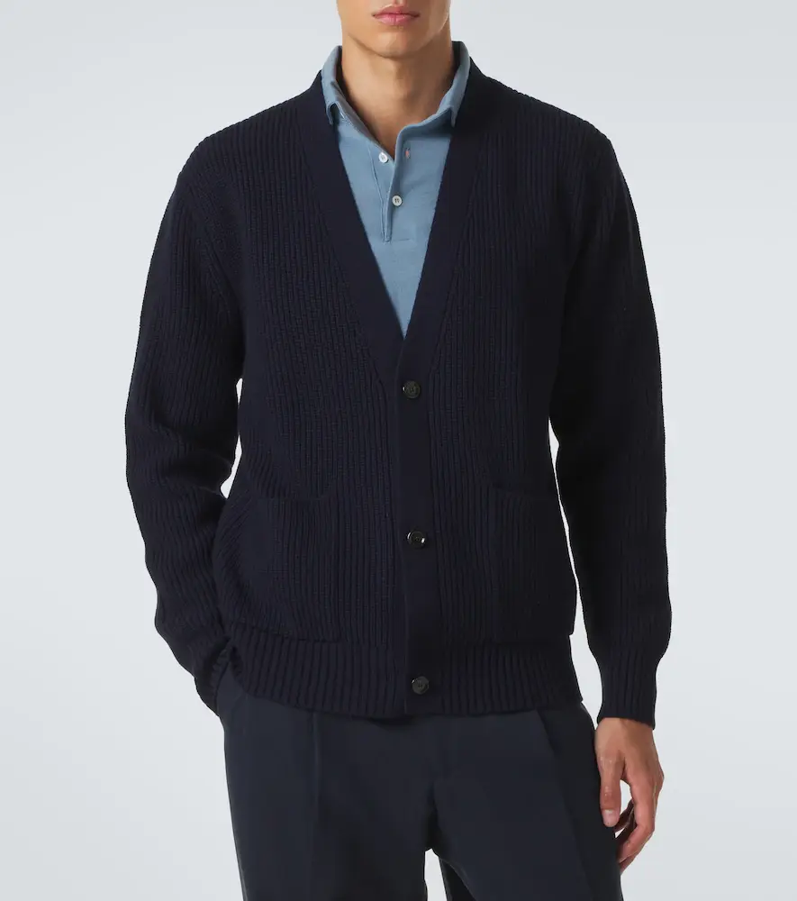 Lardini Wool and cashmere cardigan | Thumbnail 5 Lardini Wool and cashmere cardigan | Thumbnail 5