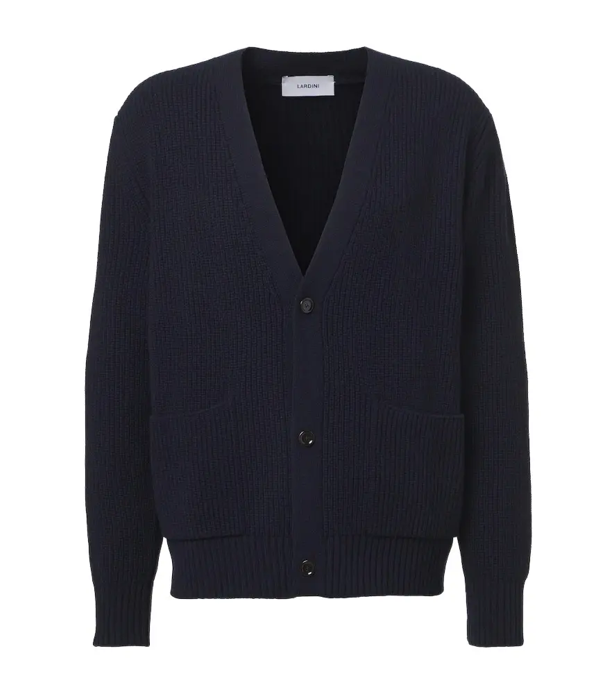 Wool and cashmere cardigan