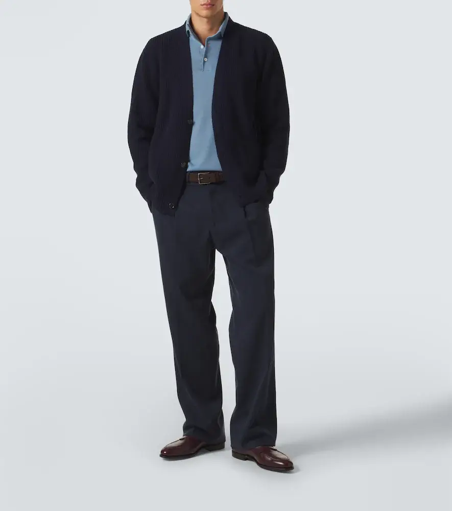 Lardini Wool polo sweater | Thumbnail 3