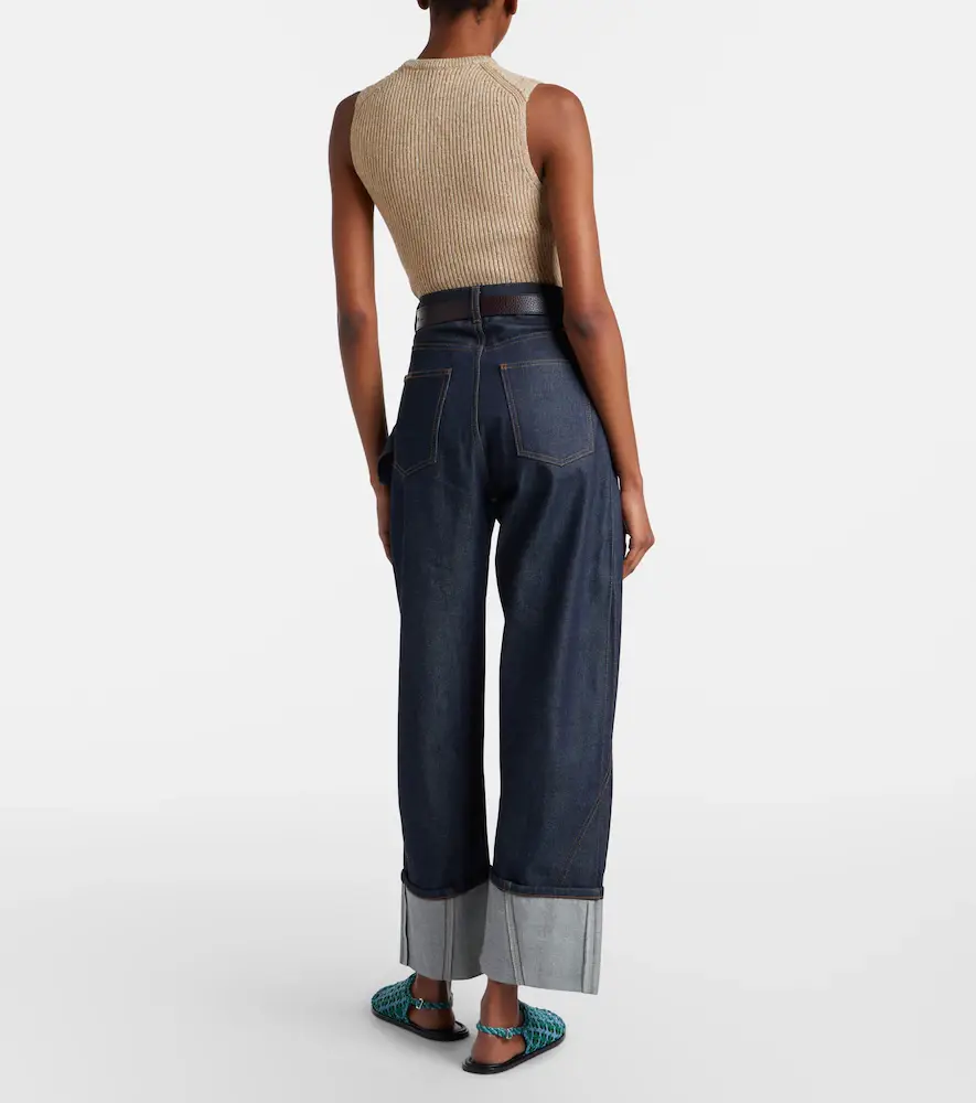JW Anderson Twisted embroidered straight jeans | Thumbnail 4 JW Anderson Twisted embroidered straight jeans | Thumbnail 4