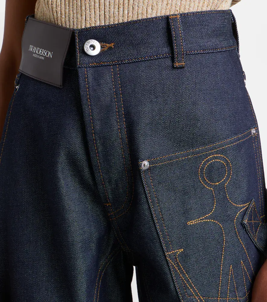 JW Anderson Twisted embroidered straight jeans | Thumbnail 5 JW Anderson Twisted embroidered straight jeans | Thumbnail 5
