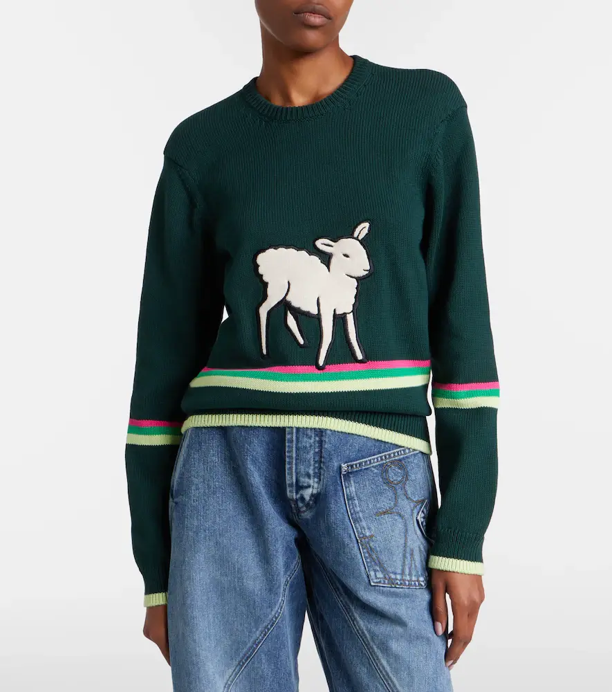 JW Anderson Embroidered cotton sweater | Thumbnail 6 JW Anderson Embroidered cotton sweater | Thumbnail 6